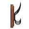 Flash Furniture 24" Classic Brown Wall Mount Coat Rack with Hooks HFKHD-GDI-CRE8-632315-GG - alternate 10